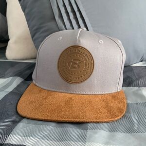 Bodybuilding.com Hat Suede Brim w/ Faux Leather Patch